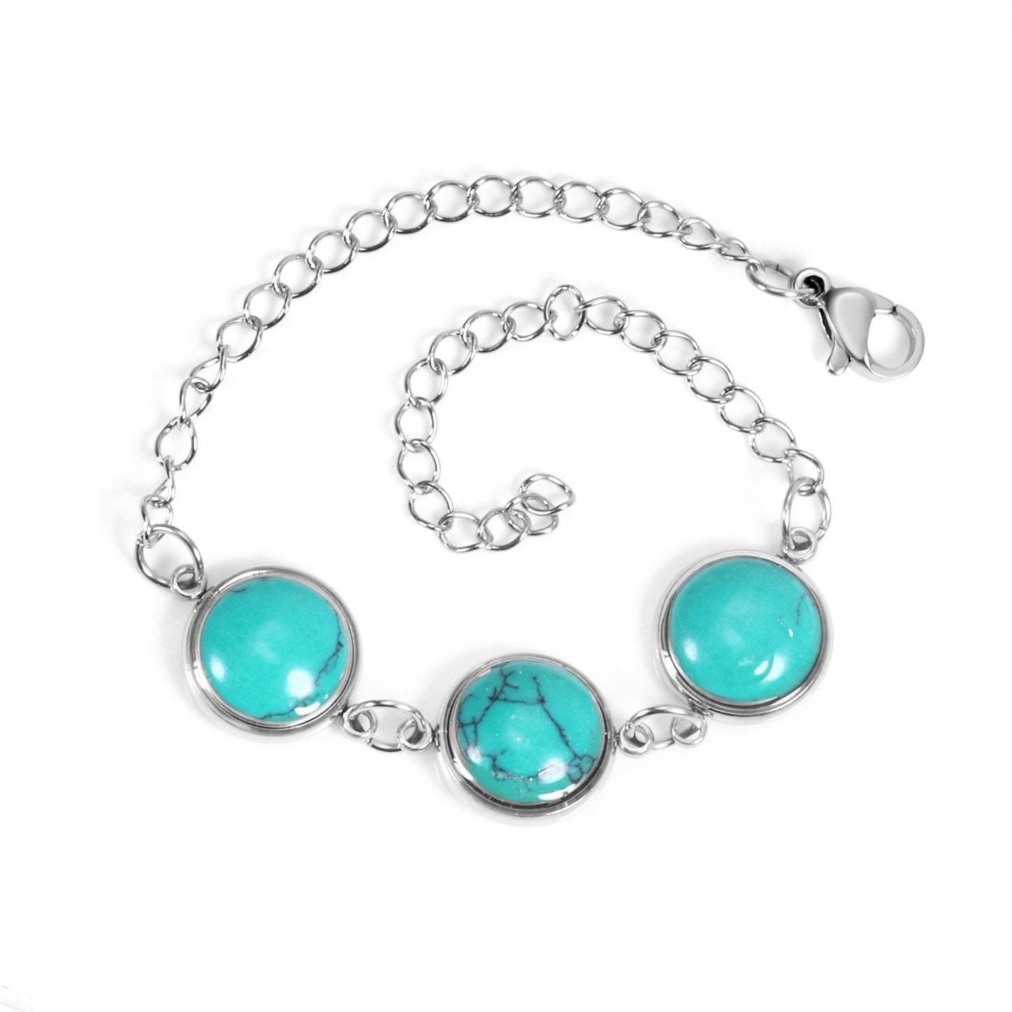 Green red rineston zircon chain bracelet charms stainless steel bracelet & bangle gold vacuum bracelets pulseras