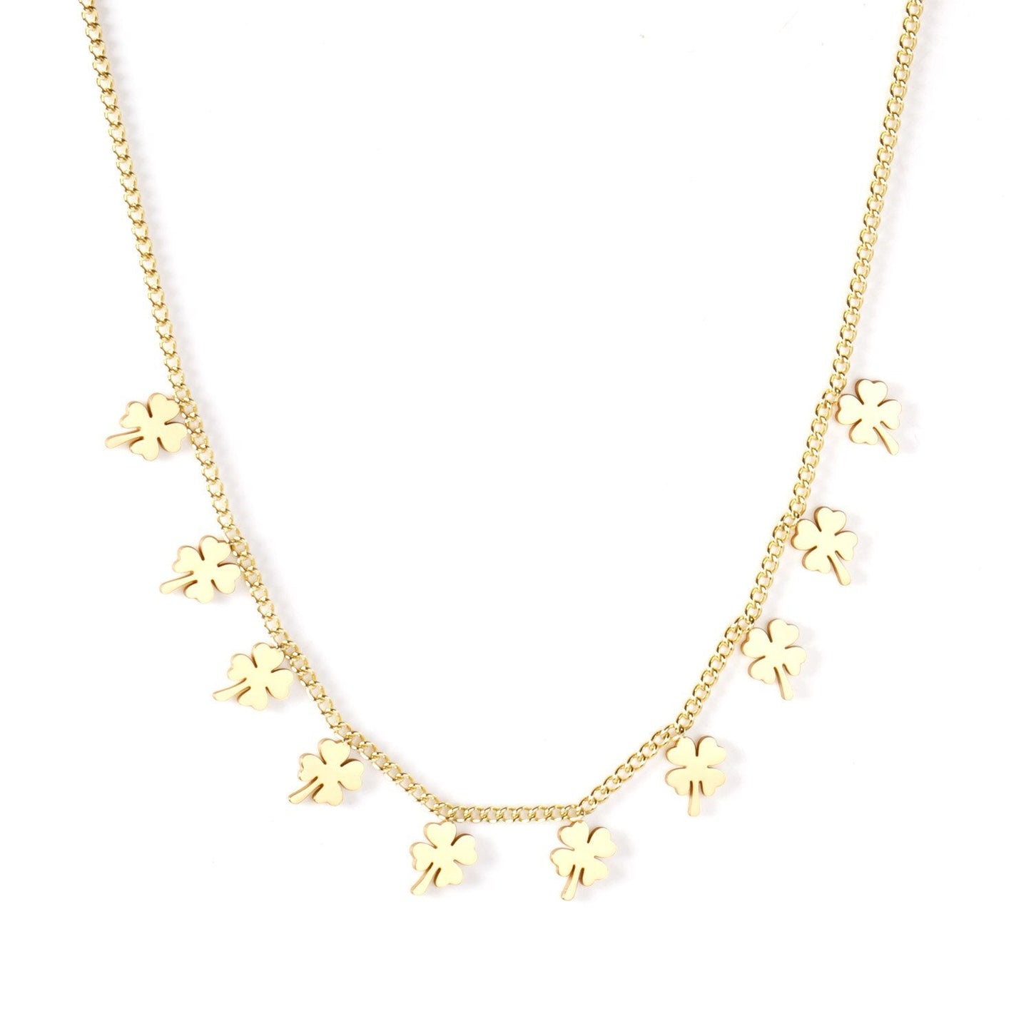 Bohemia Star Collier Elegant Stainless Steel Jewelry Flash Women's Chains Necklaces Office Lady Collars