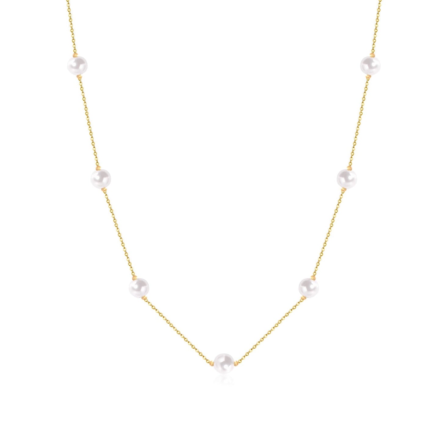 Retro 45+5cm Blue Period Pendant Chain Choker Women Imitation Necklaces Stainless Steel Jewelry Female Collier Gift