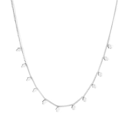 Bohemia Star Collier Elegant Stainless Steel Jewelry Flash Women's Chains Necklaces Office Lady Collars