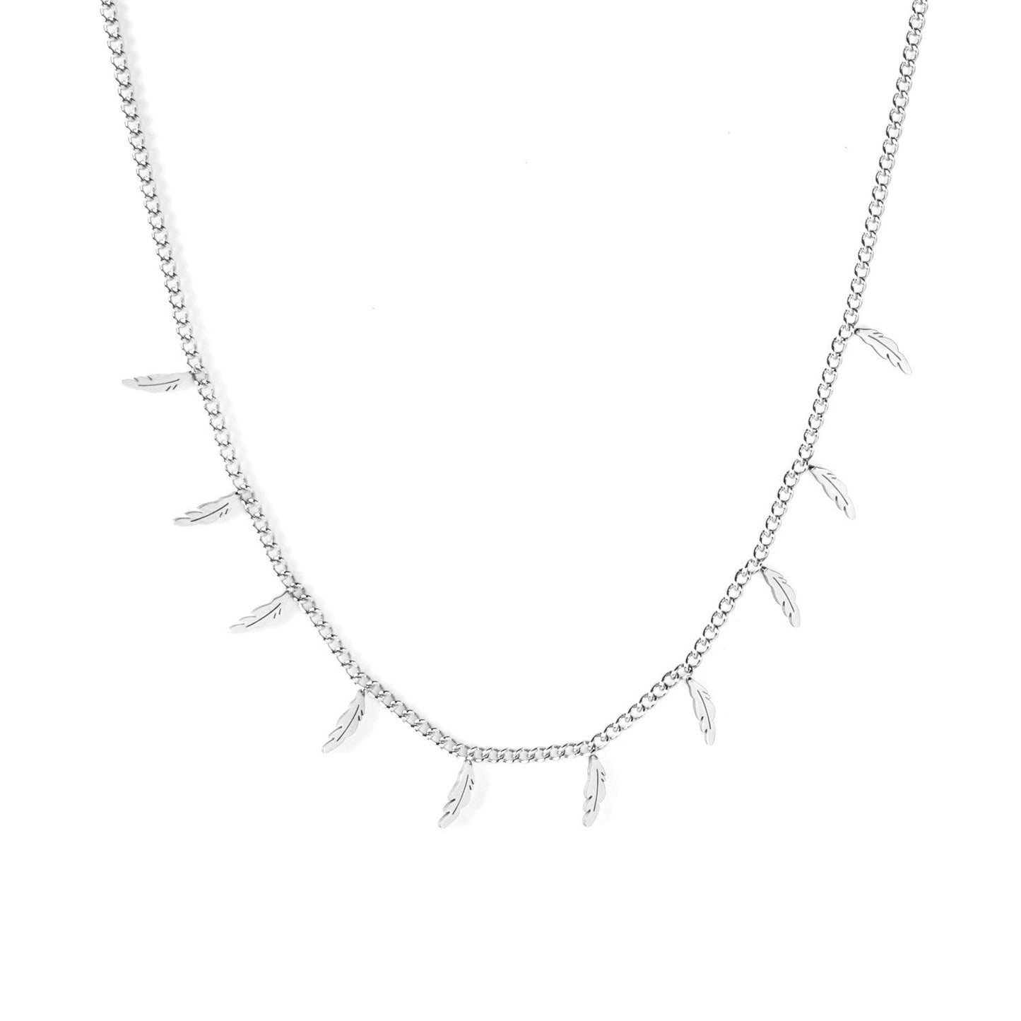 Bohemia Star Collier Elegant Stainless Steel Jewelry Flash Women's Chains Necklaces Office Lady Collars