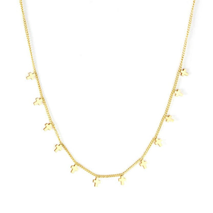 Bohemia Star Collier Elegant Stainless Steel Jewelry Flash Women's Chains Necklaces Office Lady Collars