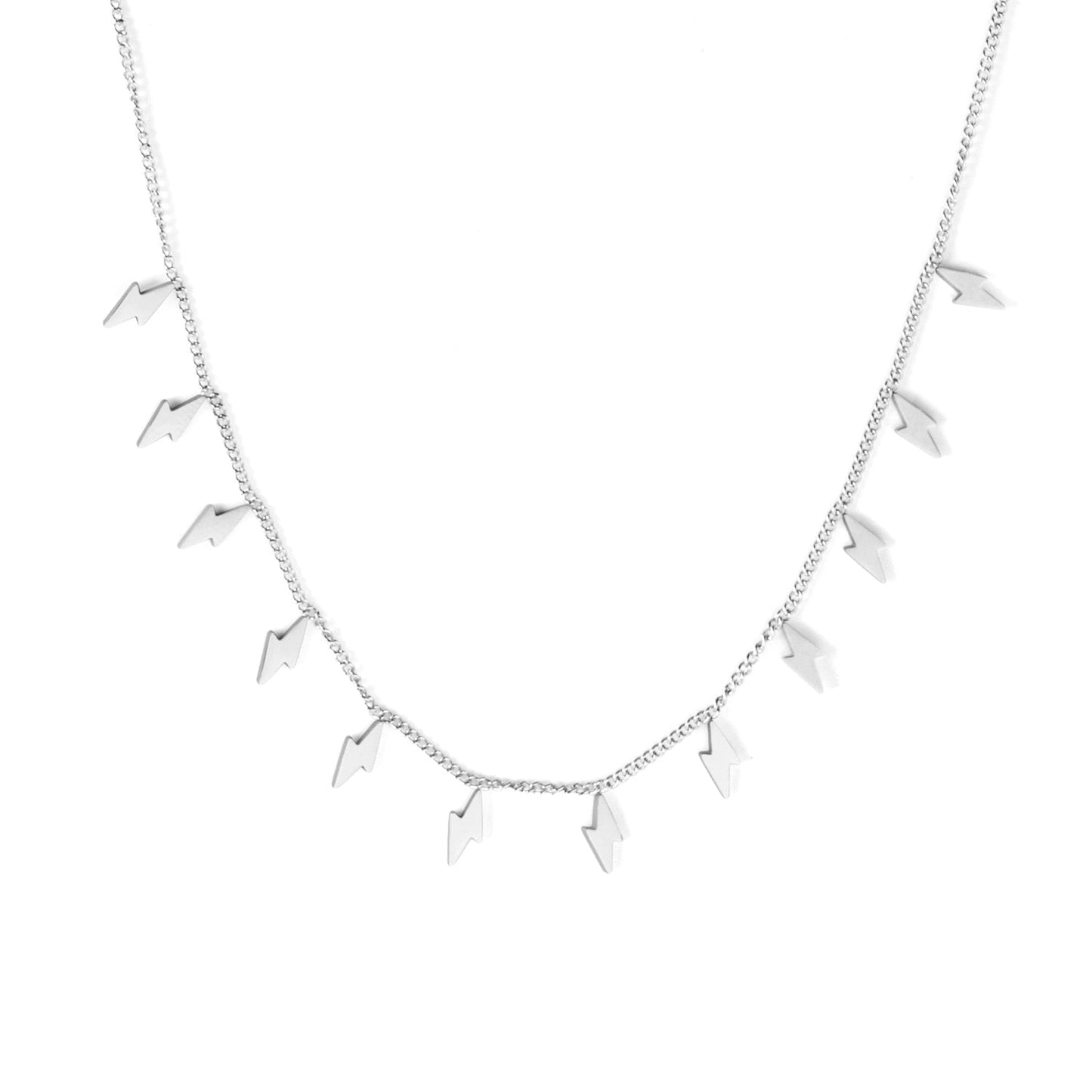 Bohemia Star Collier Elegant Stainless Steel Jewelry Flash Women's Chains Necklaces Office Lady Collars