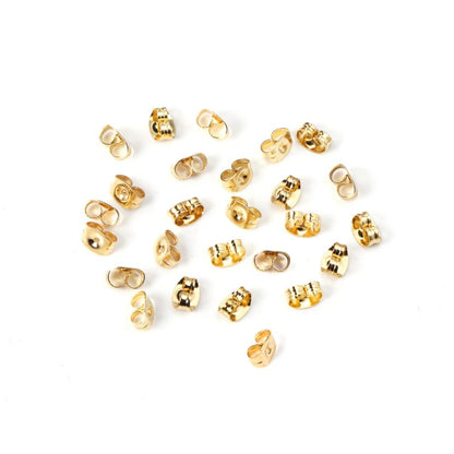 ASON 1000pcs Silver Color Earring Back Plug Earring Setting Base for Ear Stud Jewelry Accessories DIY Jewellery Making Supplies