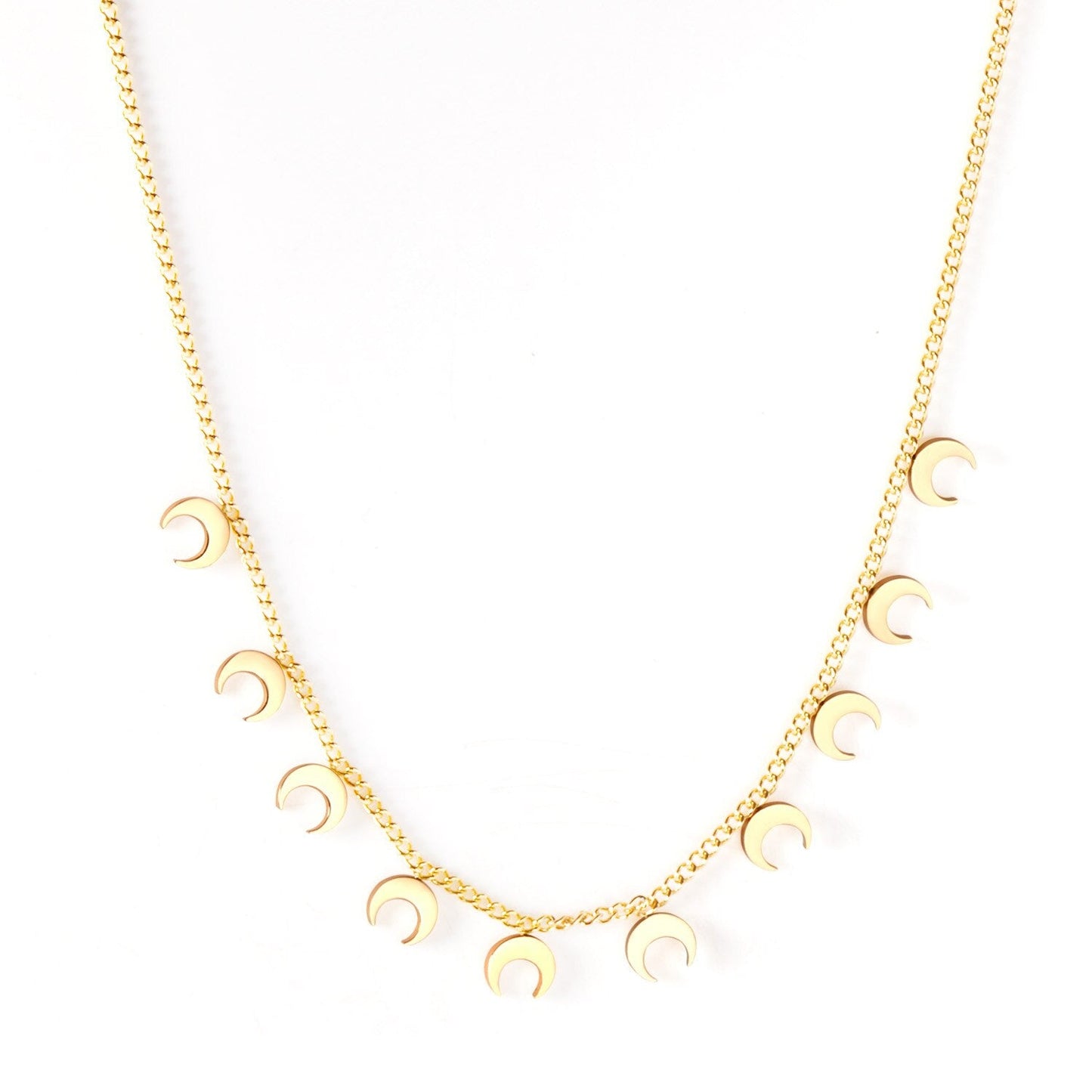 Bohemia Star Collier Elegant Stainless Steel Jewelry Flash Women's Chains Necklaces Office Lady Collars
