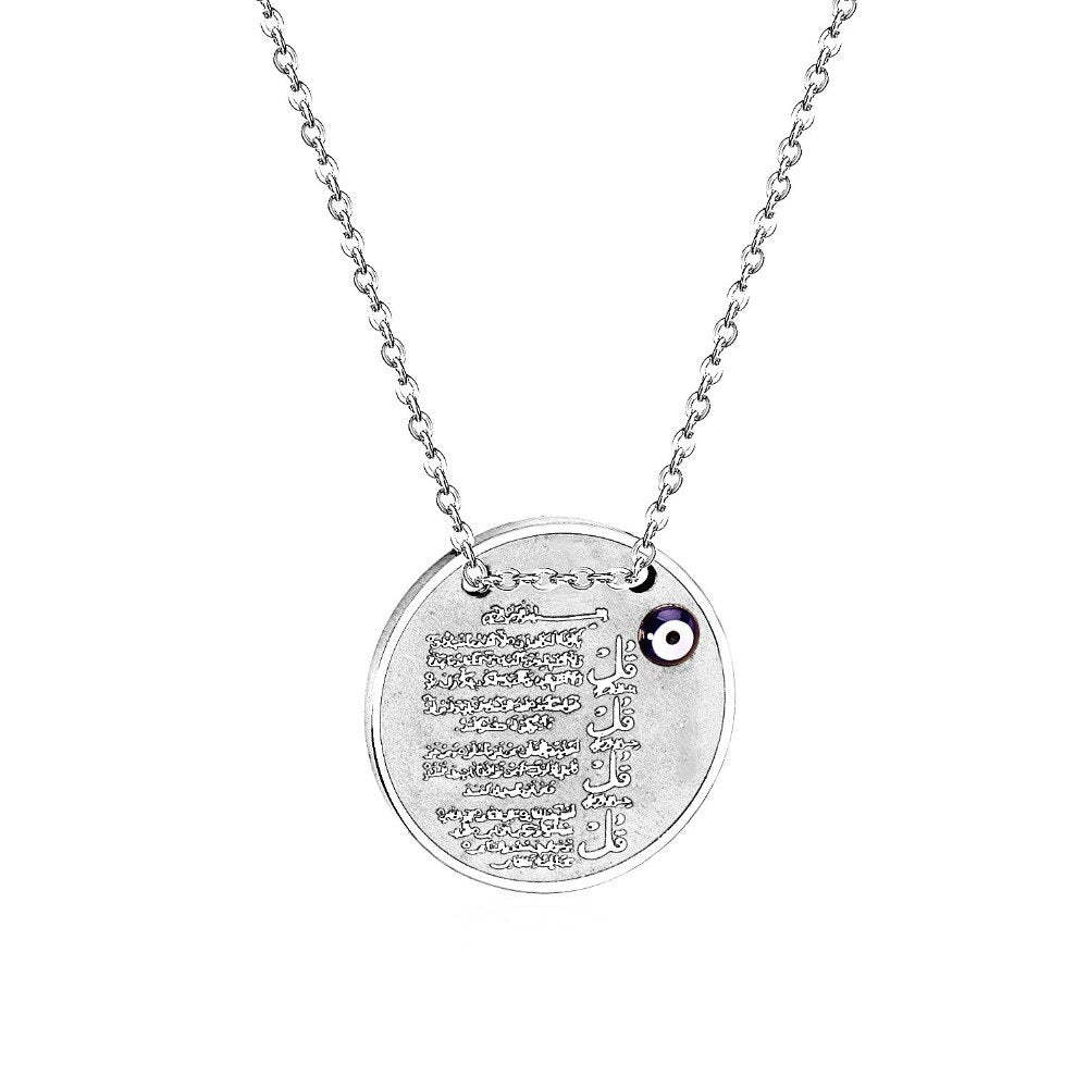 Brand New Religion Pendant Necklaces With Eyes Shape Stainless Steel Fashion Necklaces