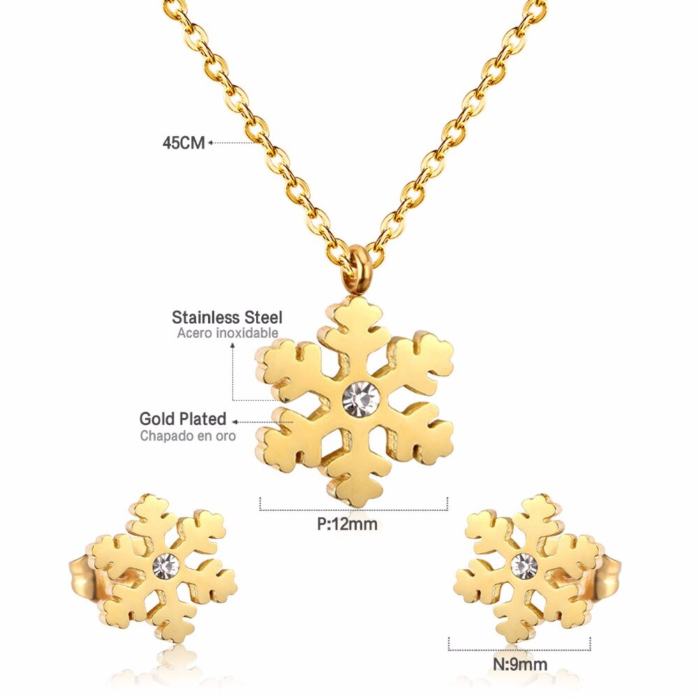 Luxury Wedding Jewelry Set Necklace Earings Sets For Women Engagement Gift