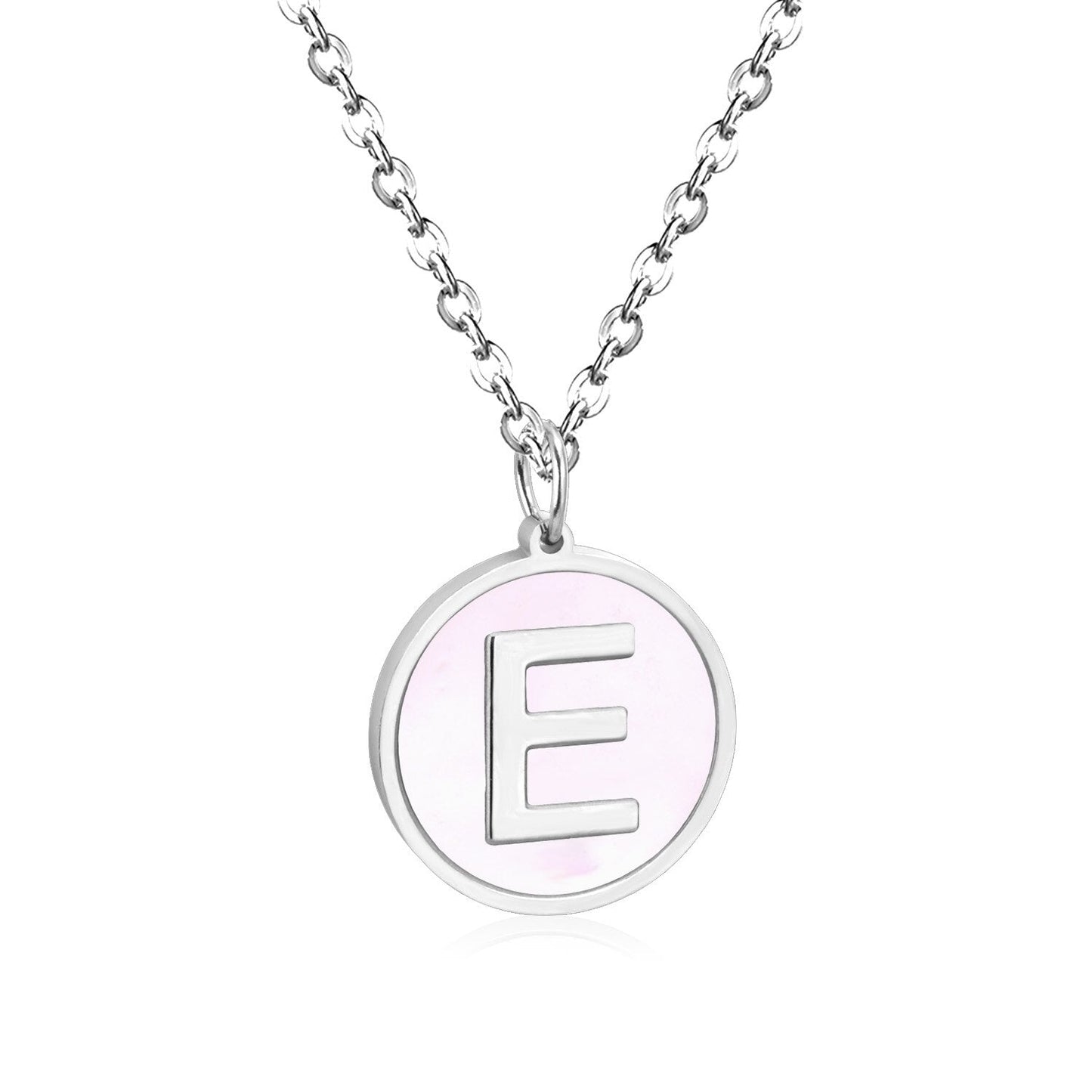 New and Hot 316L Stainless Steel Alphabet Pendant Necklace 26 Letters A-Z Choker Necklaces Jewelry
