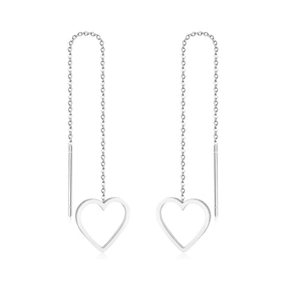 Brincos Stainless Steel Black Shell Tassel Drop Dangle Earrings Butterfly Korean Fairy Jewelry Chain Long Earing