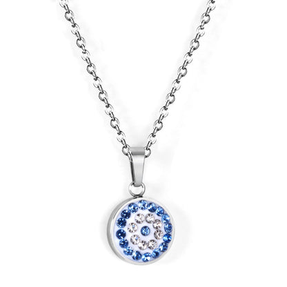 Blue Turkish Eyes Jewelry Evil Eyes Necklaces For Woman Stainless Steel Choker Fashion Aesthetic Eyes Strange Thing