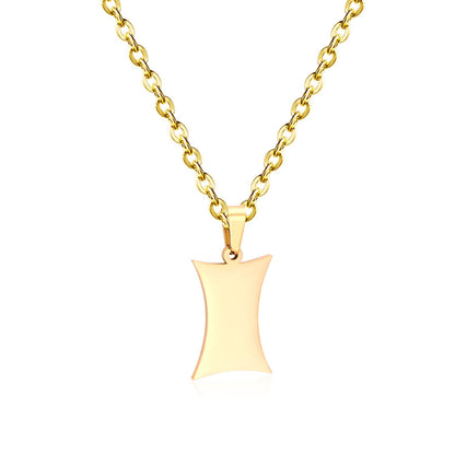 Gothic Fashion Gold Heart Pendant Necklace For Men Women Jewelry Stainless Steel Chain Necklaces Collares Collier