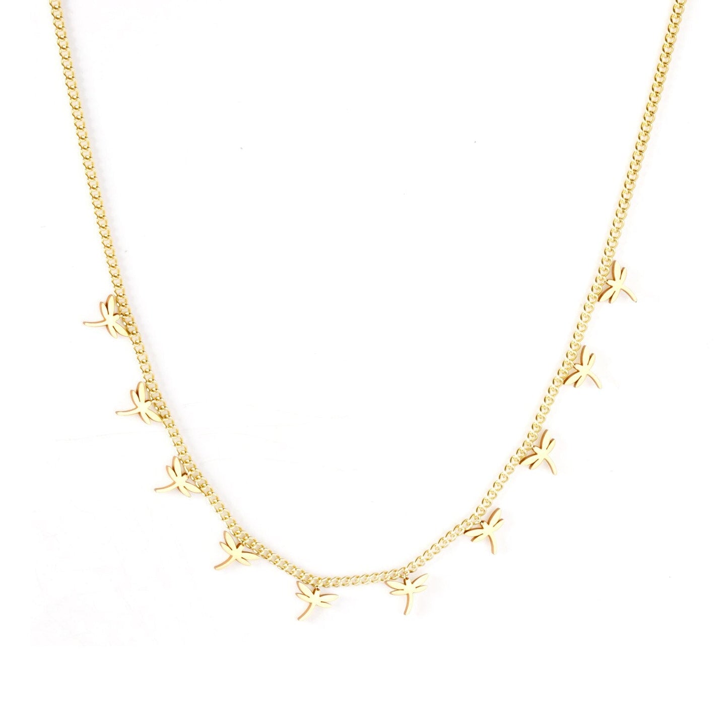 Bohemia Star Collier Elegant Stainless Steel Jewelry Flash Women's Chains Necklaces Office Lady Collars