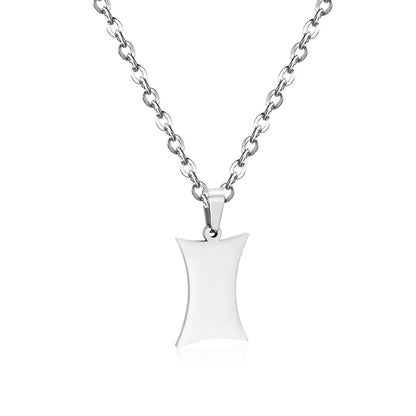 Gothic Fashion Gold Heart Pendant Necklace For Men Women Jewelry Stainless Steel Chain Necklaces Collares Collier