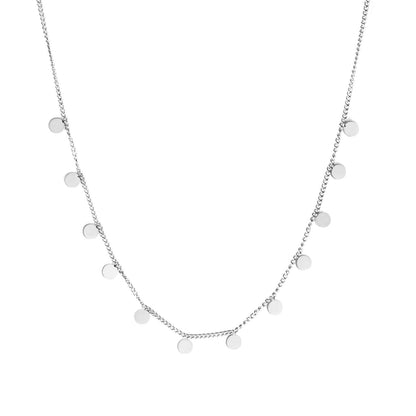 Bohemia Star Collier Elegant Stainless Steel Jewelry Flash Women's Chains Necklaces Office Lady Collars