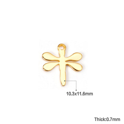 ASON 100Pcs/Lots Perforated Star Charm Moon Butterfly Heart  Flower Leaf Cross Pendant For DIY Necklace Bracelet Jewelry Making