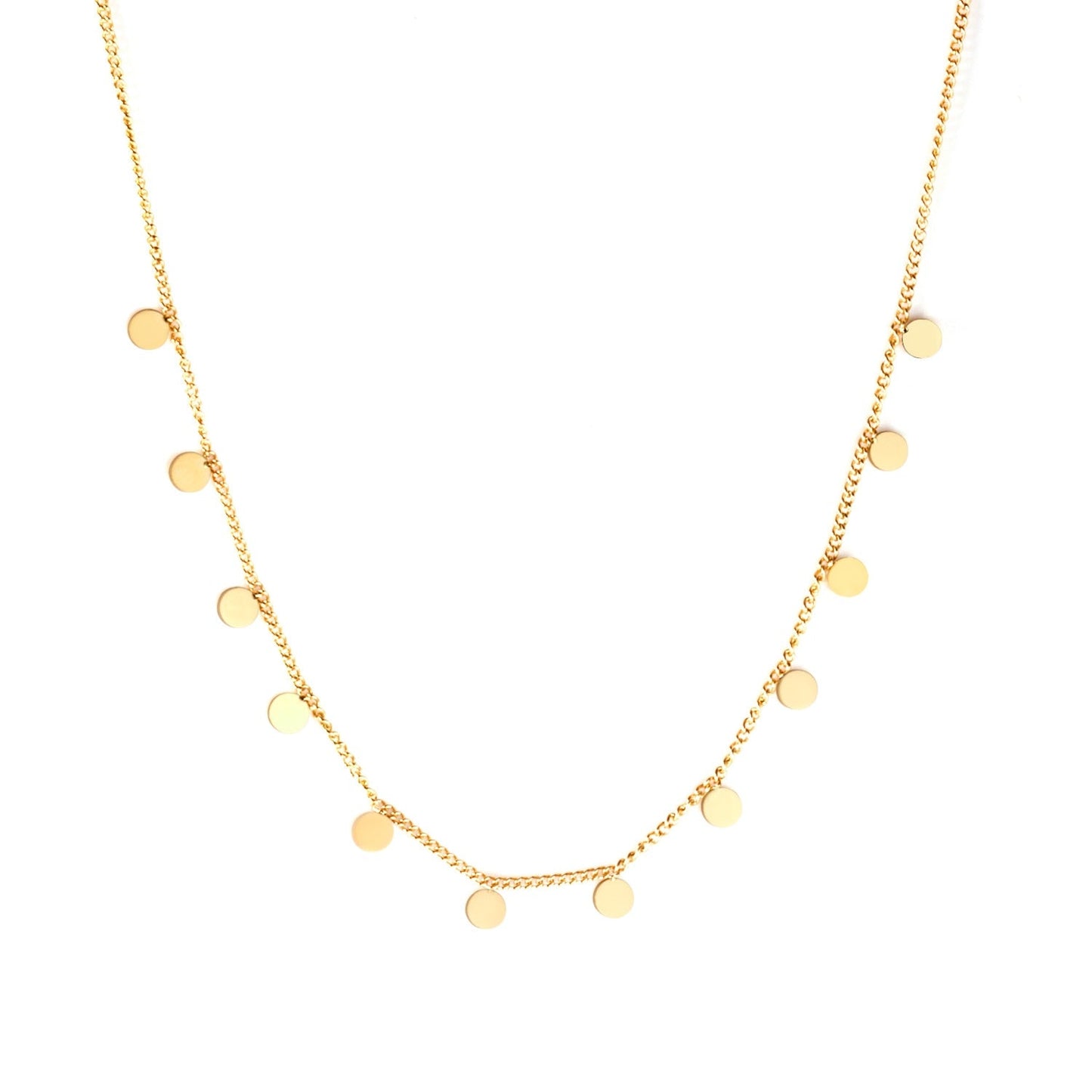 Bohemia Star Collier Elegant Stainless Steel Jewelry Flash Women's Chains Necklaces Office Lady Collars