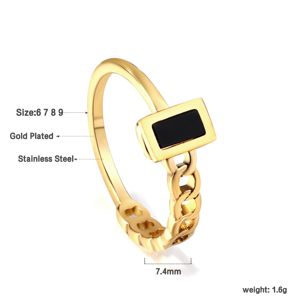 Stylish Diamond Set Round Metallic Wind Ring