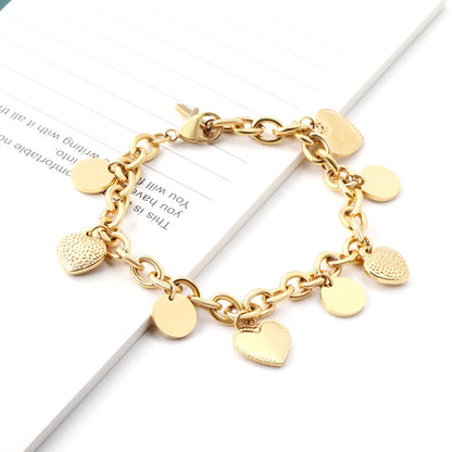 Gold Accessory Bracelet without Diamonds 20cm