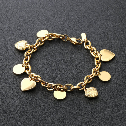 Gold Accessory Bracelet without Diamonds 20cm