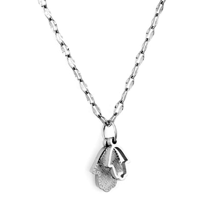 2 Large and Small Palm Accessories Necklace
