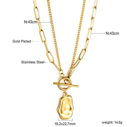 Wholesale Long Alien Pendant + Matching Chain Double Chain 43cm
