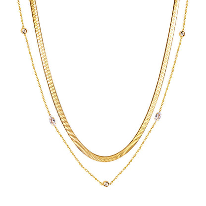 10pcs with diamond chain + matching chain double waist chain 75+73+25cm