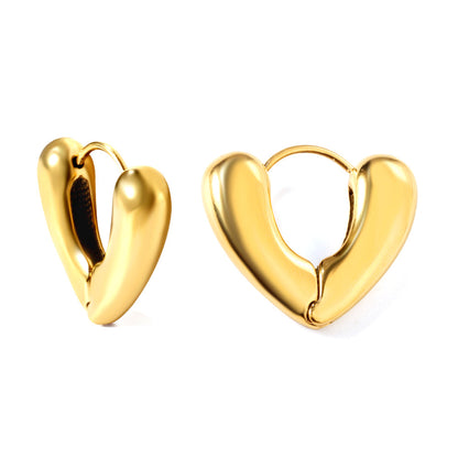 Heart shaped earring clasp 6*24.6*21.5mm