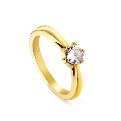 Stainless steel ring hollowed out with diamond ring manufacturers