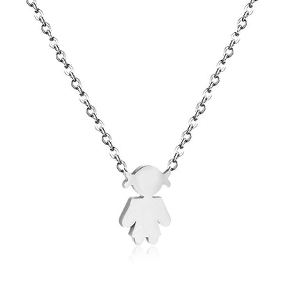 Stainless Steel Girl's Kids Jewelry Kids Accessory Necklace