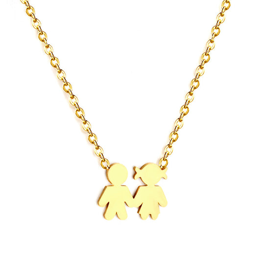 Girls Kids Jewelry Stainless Steel Boys and Girls Accessories Necklaces