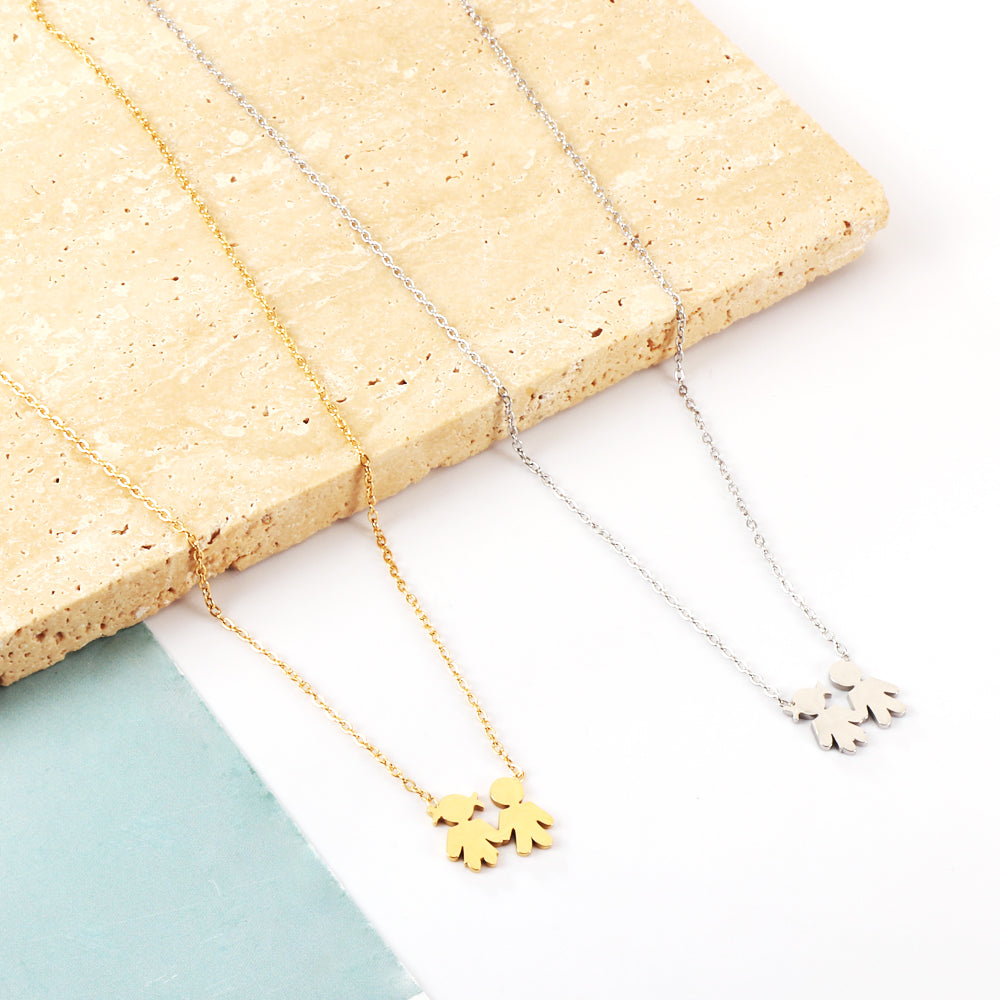 Girls Kids Jewelry Stainless Steel Boys and Girls Accessories Necklaces