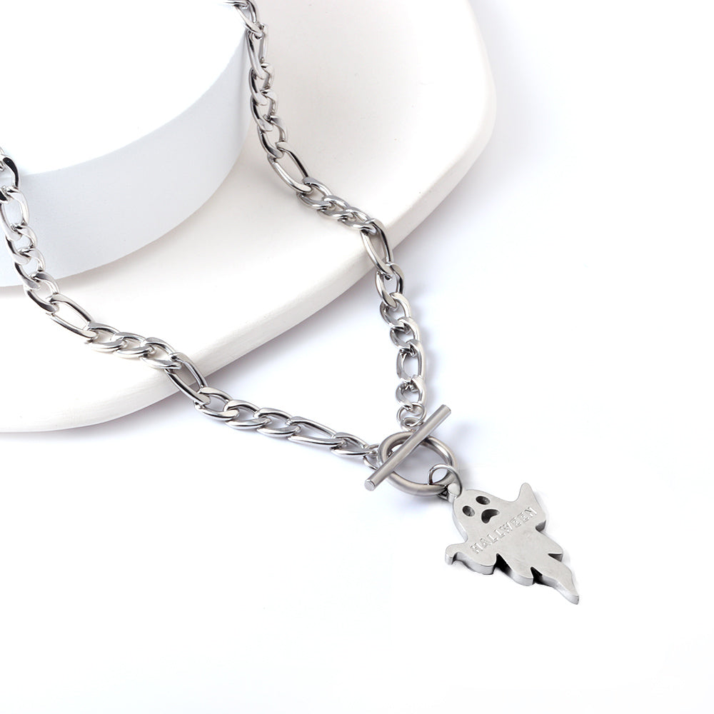2022 New Halloween Ghost Accessory Necklace