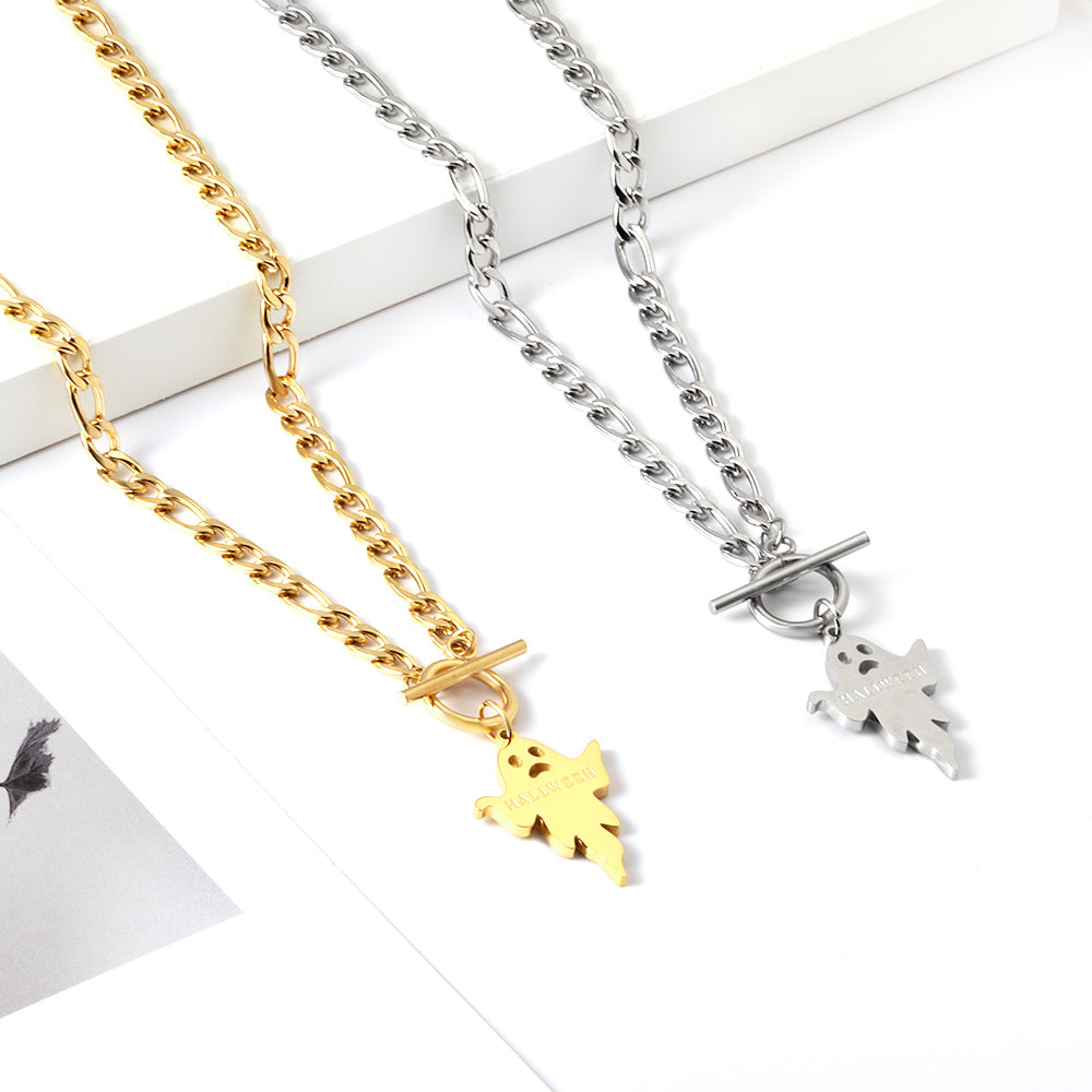 2022 New Halloween Ghost Accessory Necklace