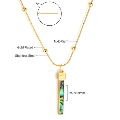 Halloween New Long Colorful Shell Accessory Necklace