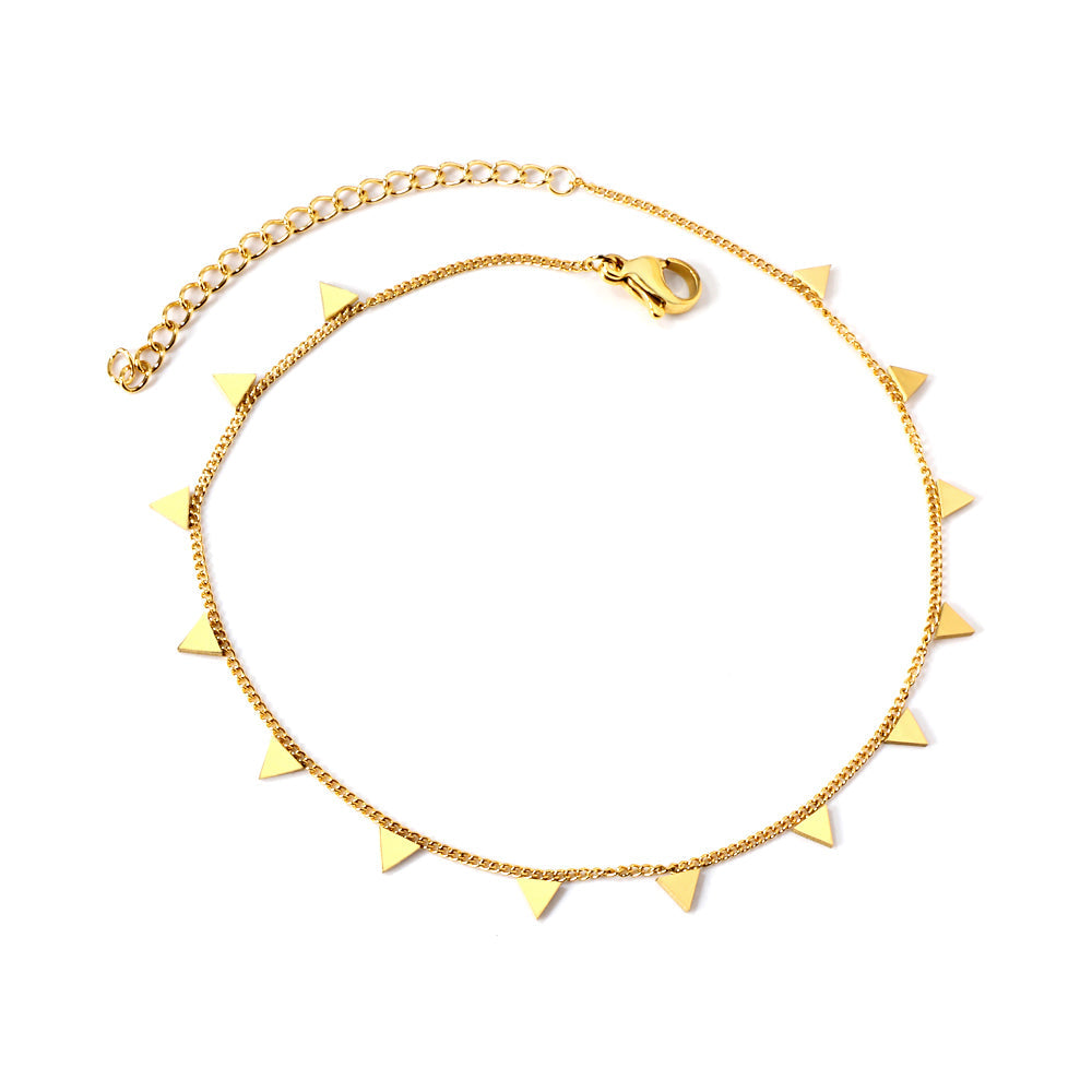 14 Triangle Accessories Anklet 21+5cm