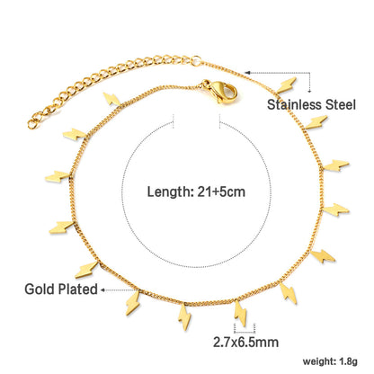 14 Lightning Accessories Anklet 21+5cm