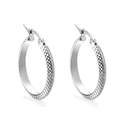 Round mesh earrings 3*23*28mm