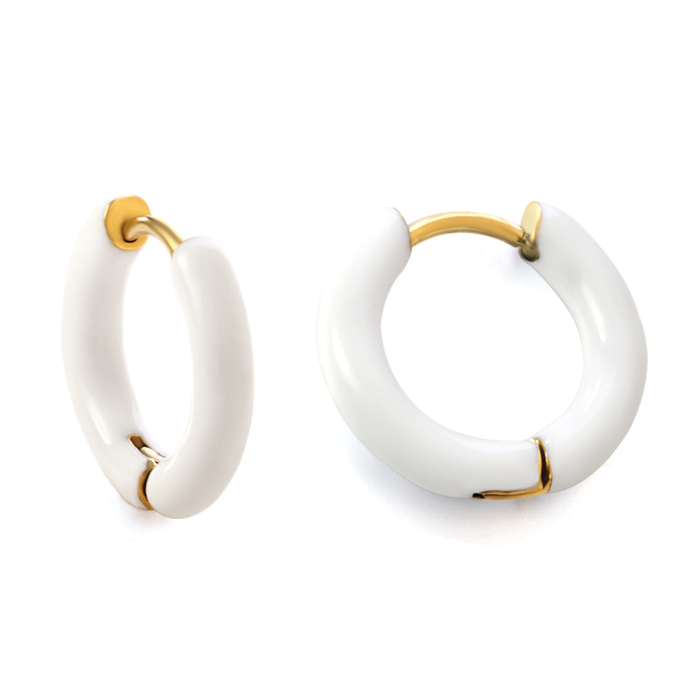 Stainless Steel New Fashion Exquisite Multi-colored Earrings
