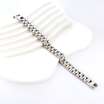 New Fashion Stainless Steel H Chain Buckle Bracelet