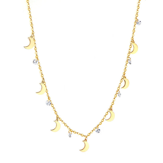 7 Moons Accessories 7 Diamonds Necklace