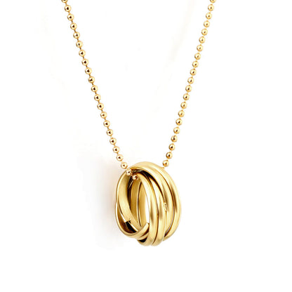 Wholesale New Fashion Multiple Circles Mixed Accessories Necklace