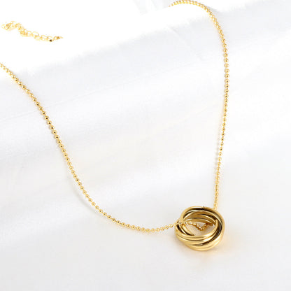Wholesale New Fashion Multiple Circles Mixed Accessories Necklace