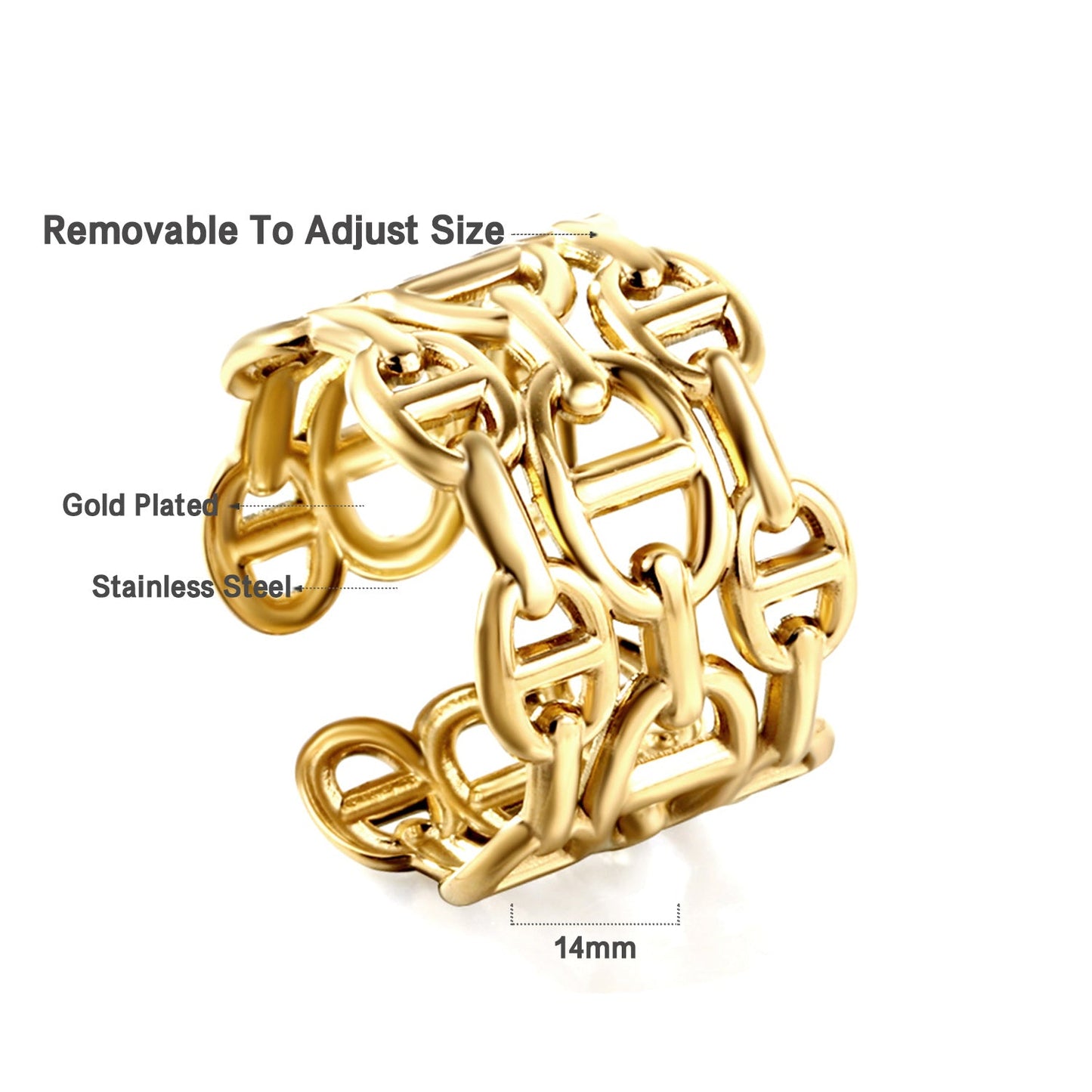 2023 New Fashion Multilayered Ring For Women