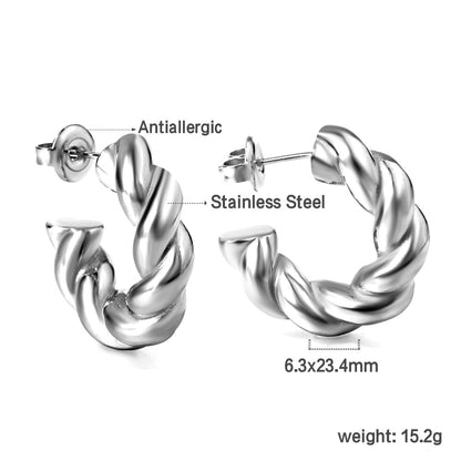 Wholesale Open semicircle ear buckle 6.5*23mm