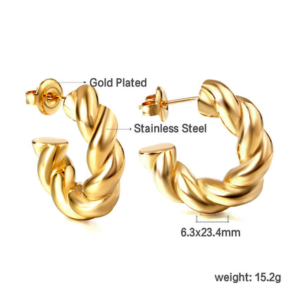 Wholesale Open semicircle ear buckle 6.5*23mm
