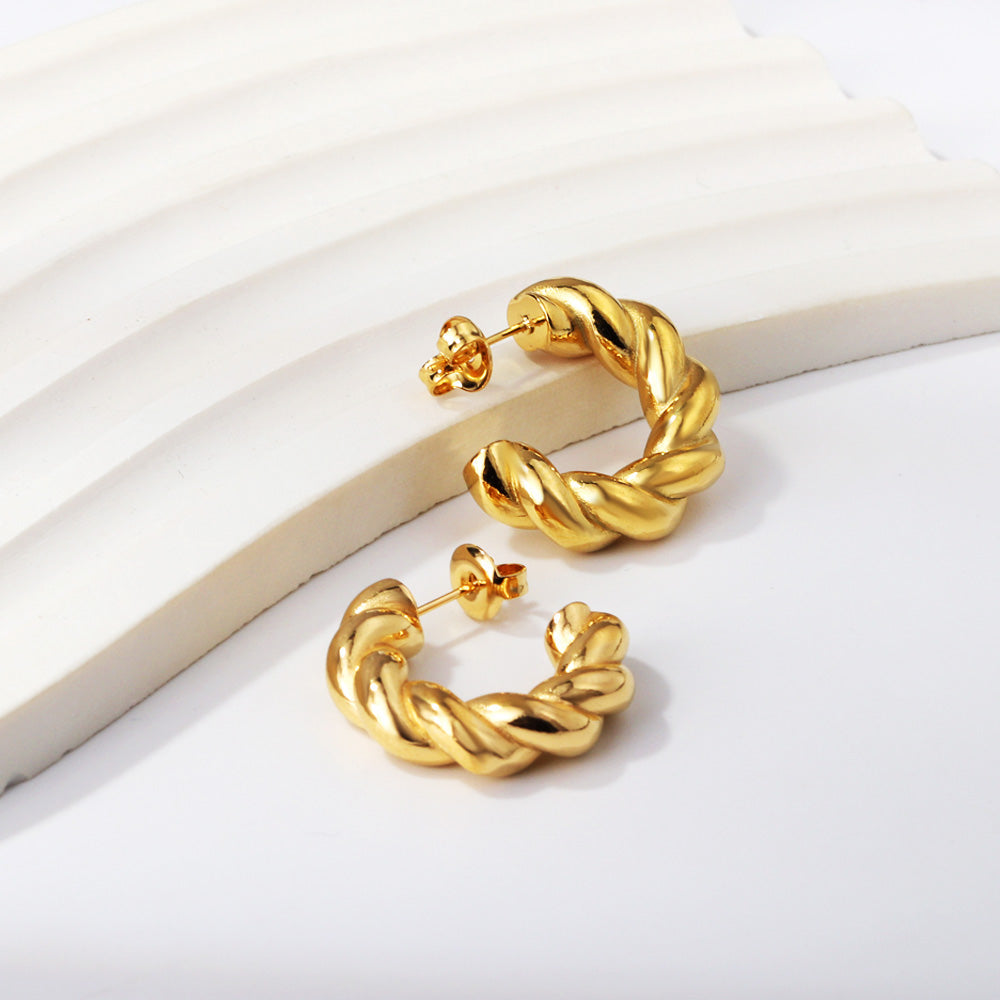 Wholesale Open semicircle ear buckle 6.5*23mm