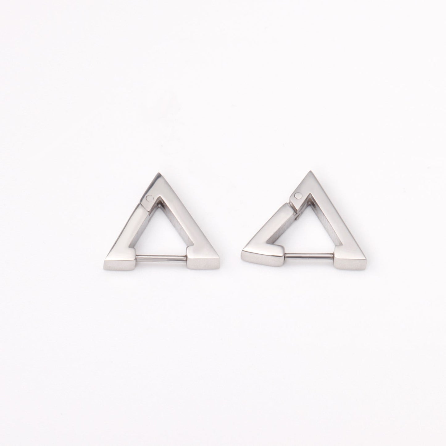 Triangle earrings without drill 16.5*14mm
