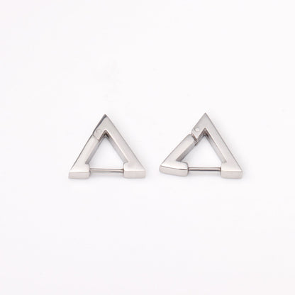 Triangle earrings without drill 16.5*14mm