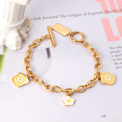 Mixed Color Horny Egg Accessory Bracelet 18cm