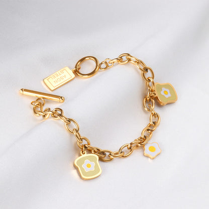 Mixed Color Horny Egg Accessory Bracelet 18cm